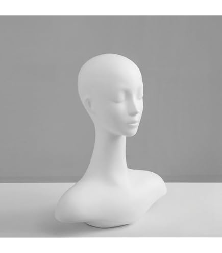 Amazon.co.jp: 卓上胸付きマネキンヘッド 顔有り 白 1個 Amazon.co.jp: 卓上胸付きマネキンヘッド 顔有り 白 1個